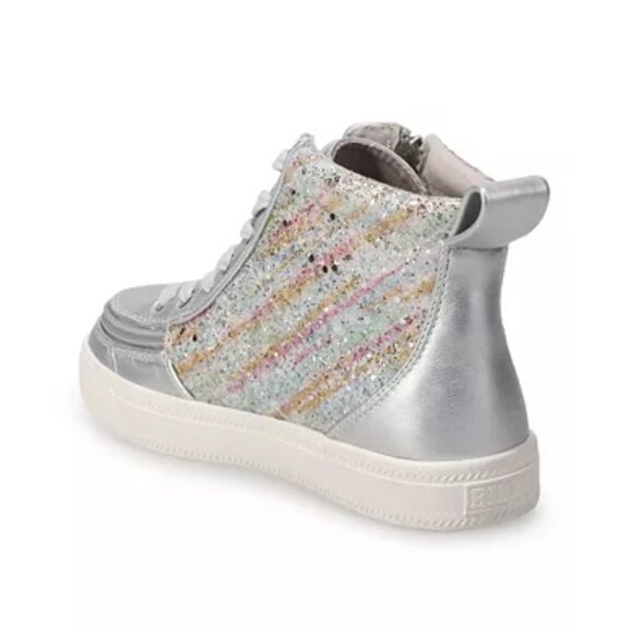 🥰 $20 Today - BILLY SILVER RAINBOW SNEAKERS BIG GIRLS' SZ 5 – NWT 🥰 - Picture 3 of 15